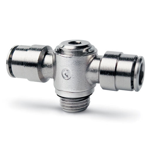 6632 6-1/4 Brass super-rapid fittings for plastic tubes (Pack of 10)