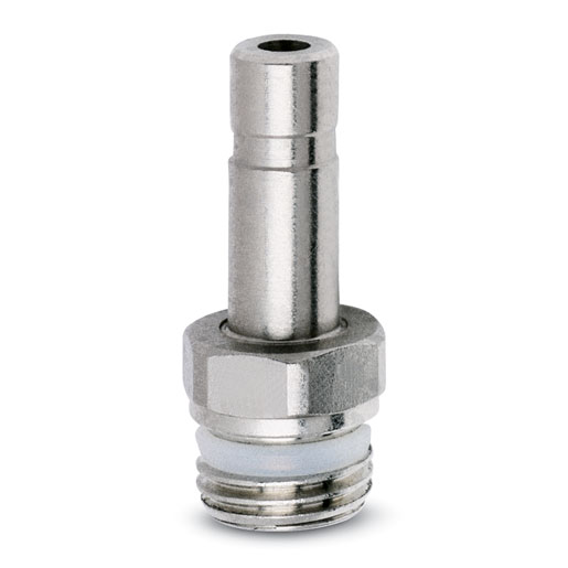 6811 14-1/2 Brass super-rapid fittings for plastic tubes (Pack of 10)