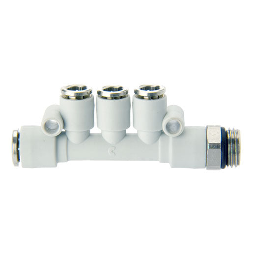 7542 6-4-1/4 Super-rapid Compact fittings in technopolymer (Pack of 10)