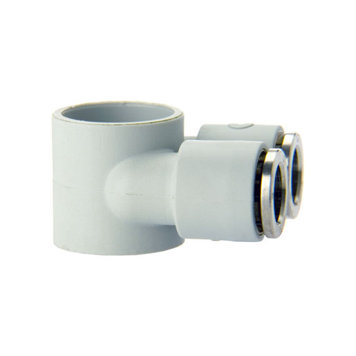 7640 6-1/4 Super-rapid Compact fittings in technopolymer (Pack of 10)