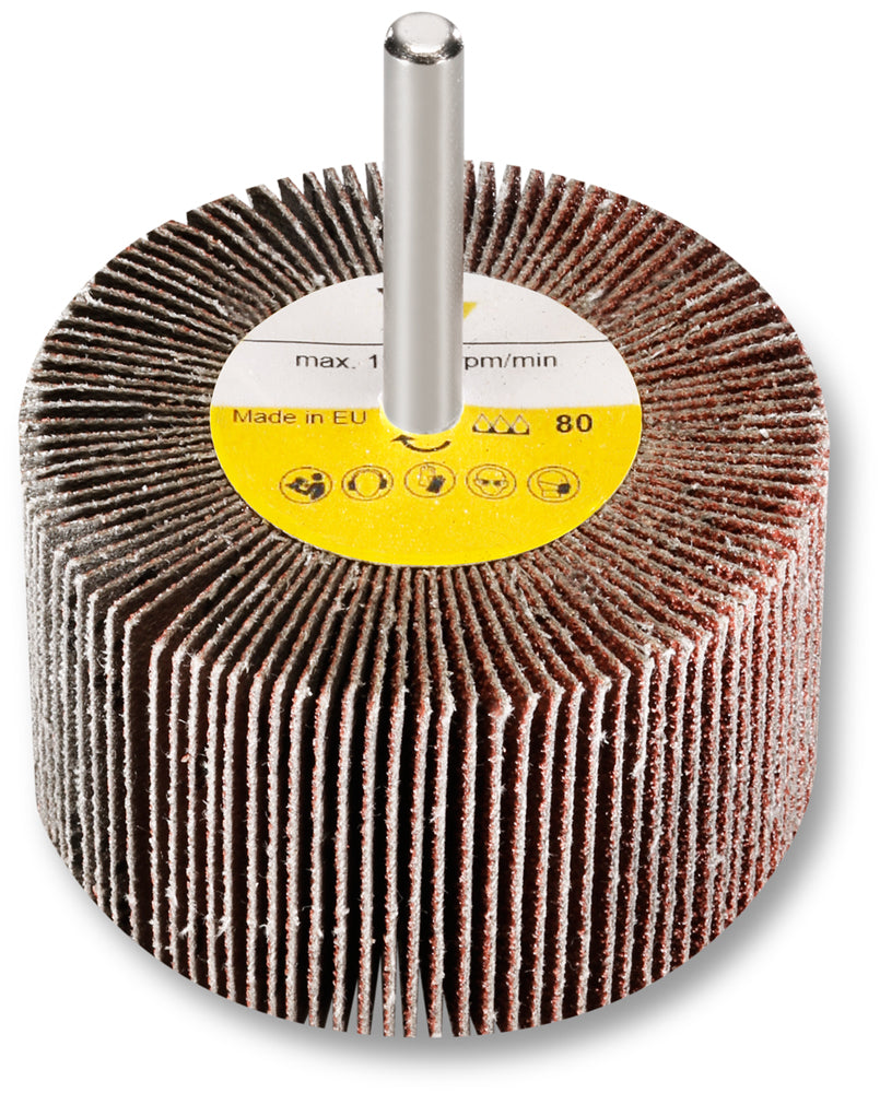 2923 sialoX fabric flap wheels with shaft 30 mm Grit 60