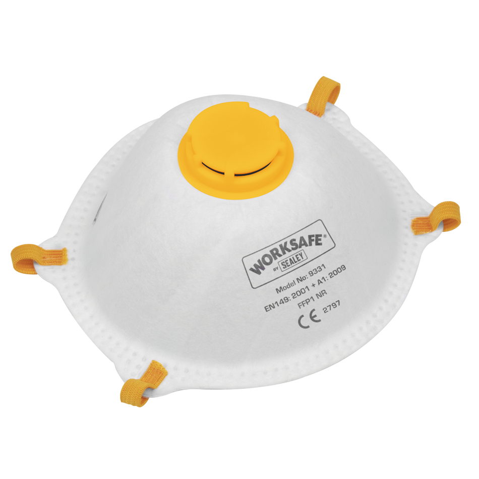 9331/10 FFP1 Valved Cup Mask - Pack of 10