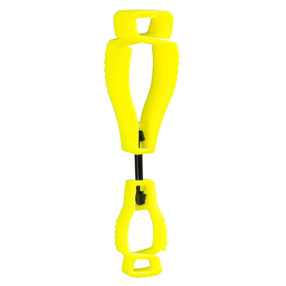 A002 Metal Free Glove Clip Yellow (Pack 40)