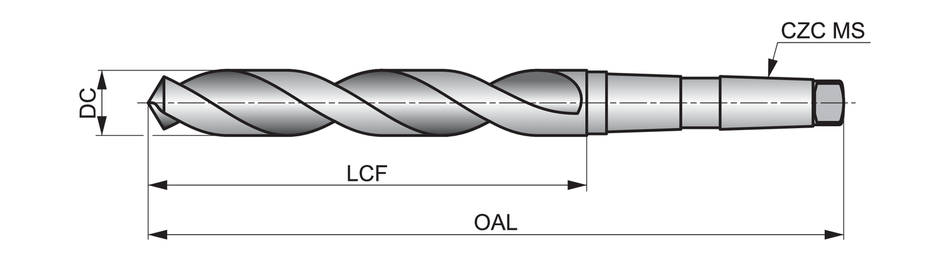 A1305.0 Taper Shank Drill