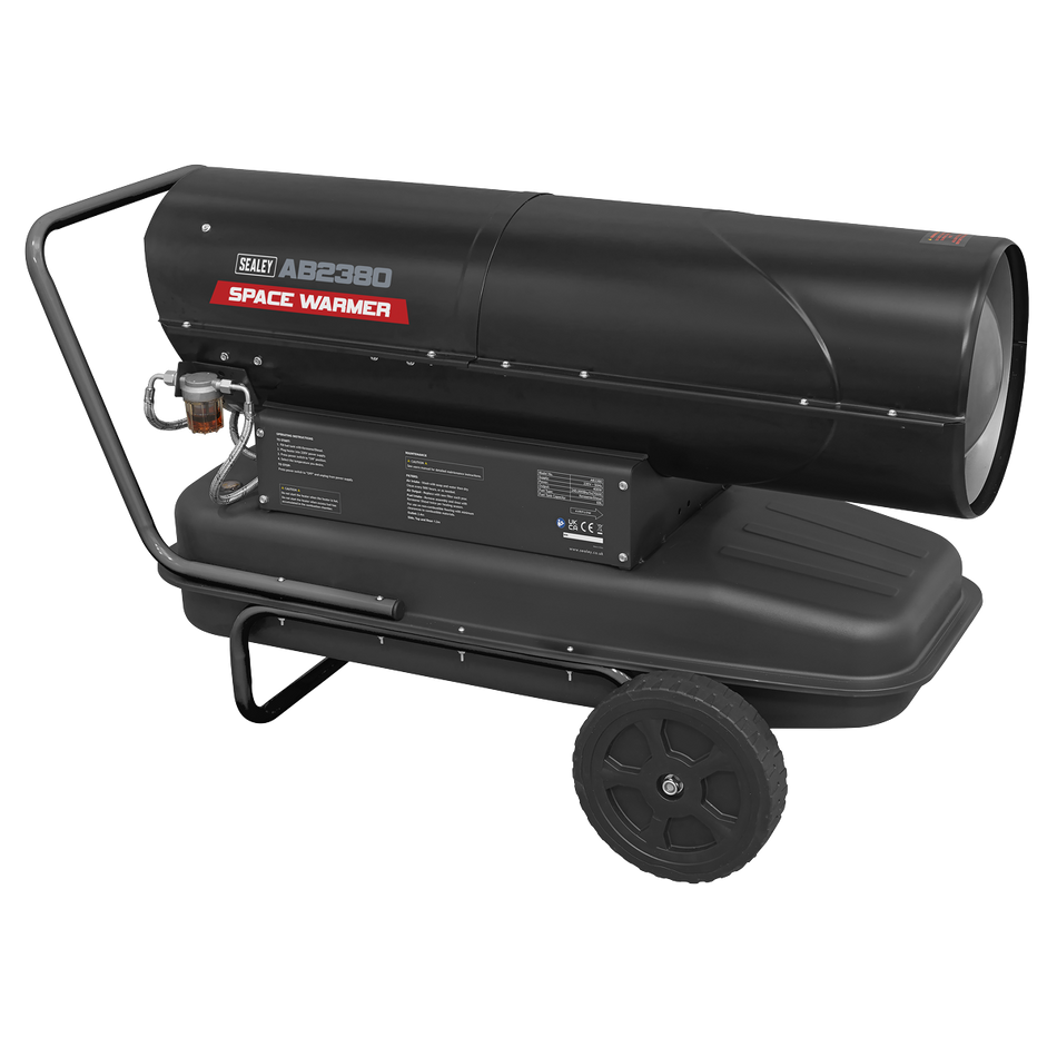 AB2380 Space Warmer Kerosene/Diesel Heater with Wheels 240000Btu/hr