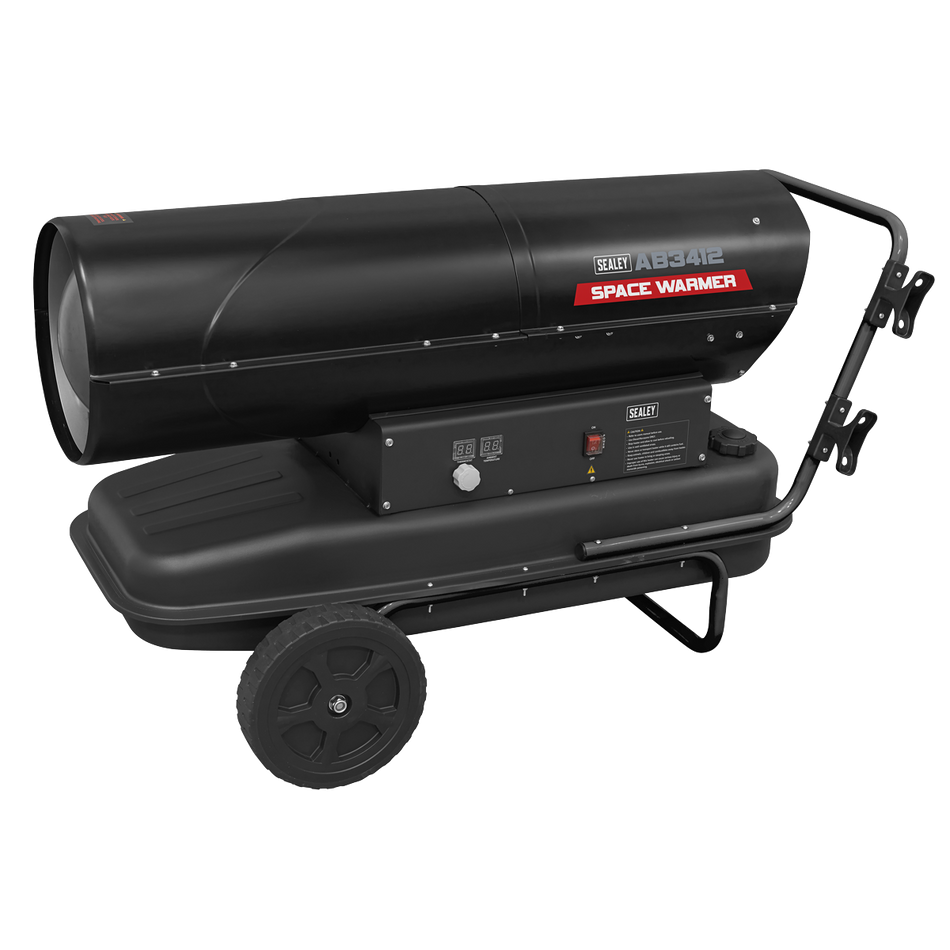 AB3412 Space Warmer Kerosene/Diesel Heater with Wheels 340000Btu/hr