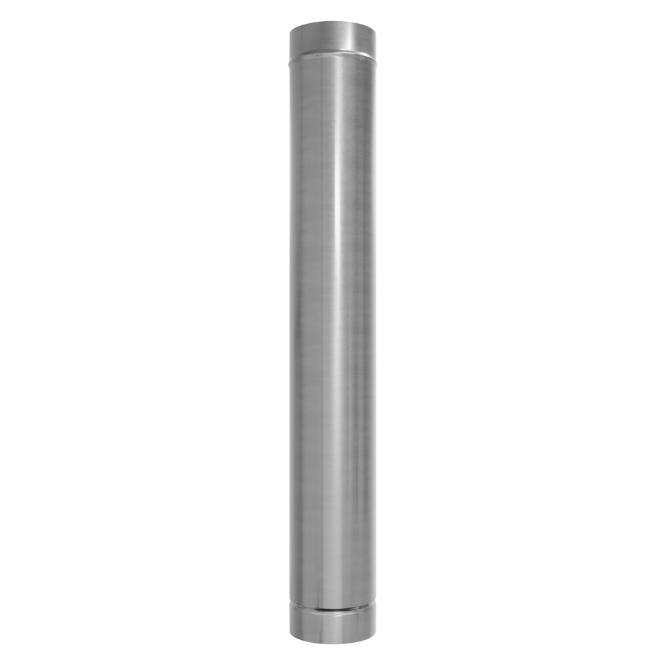 ABI1000AK2 Stainless Steel Exhaust/Flue End Pipe for ABI600 & ABI1000 120 x 1000mm