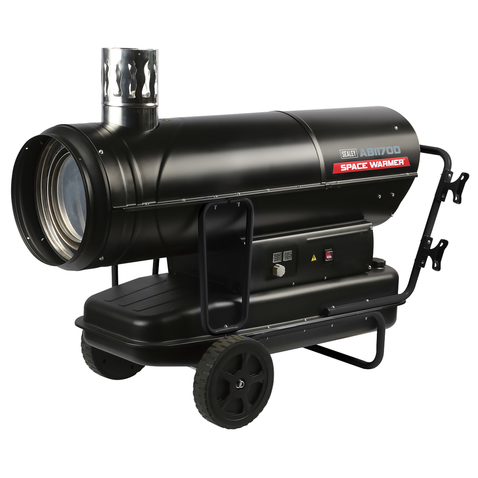 ABI1700 Space Warmer Indirect Kerosene/Diesel Heater with Wheels 170000Btu/hr