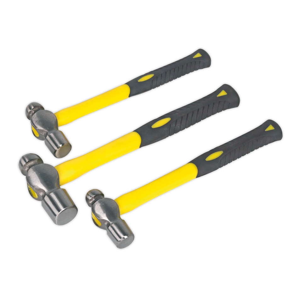 AK2031 Premier Ball Pein Hammer Set with Fibreglass Shafts 3pc