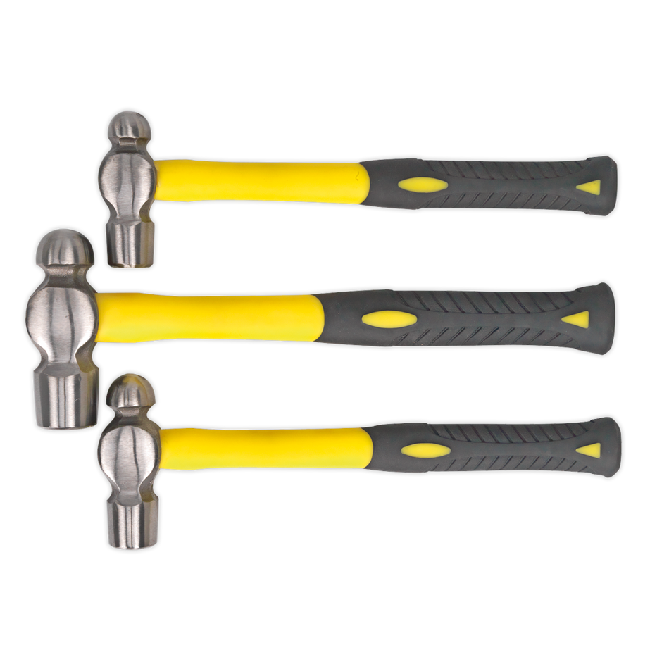 AK2031 Premier Ball Pein Hammer Set with Fibreglass Shafts 3pc