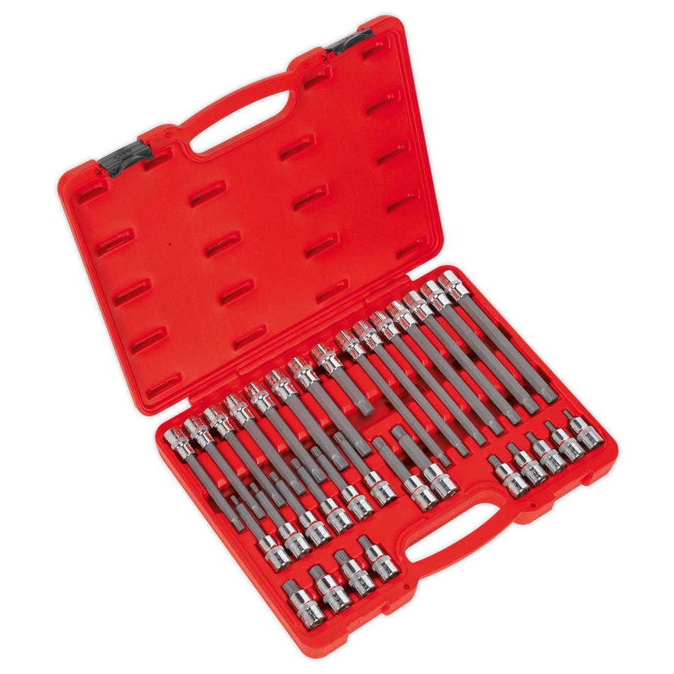 AK2198 Premier Ribe Socket Bit Set 1/2"Sq Drive 32pc