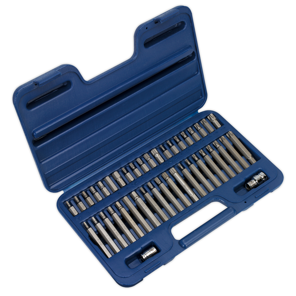 AK219 Premier TRX-Star*/Hex/Spline Bit Set 3/8" & 1/2"Sq Drive 42pc