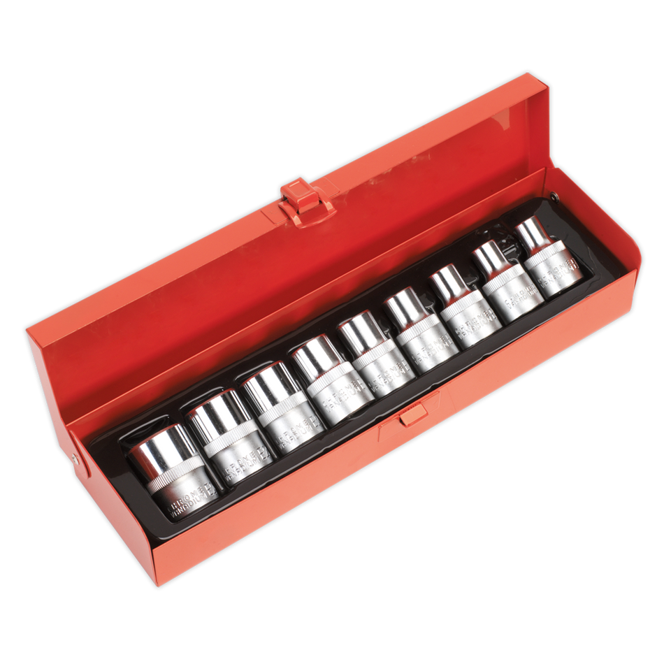 AK230 Premier TRX-Star* Female Socket Set 1/2"Sq Drive 9pc