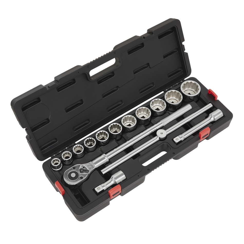 AK2583 Premier Socket Set 3/4"Sq Drive 12-point 15pc