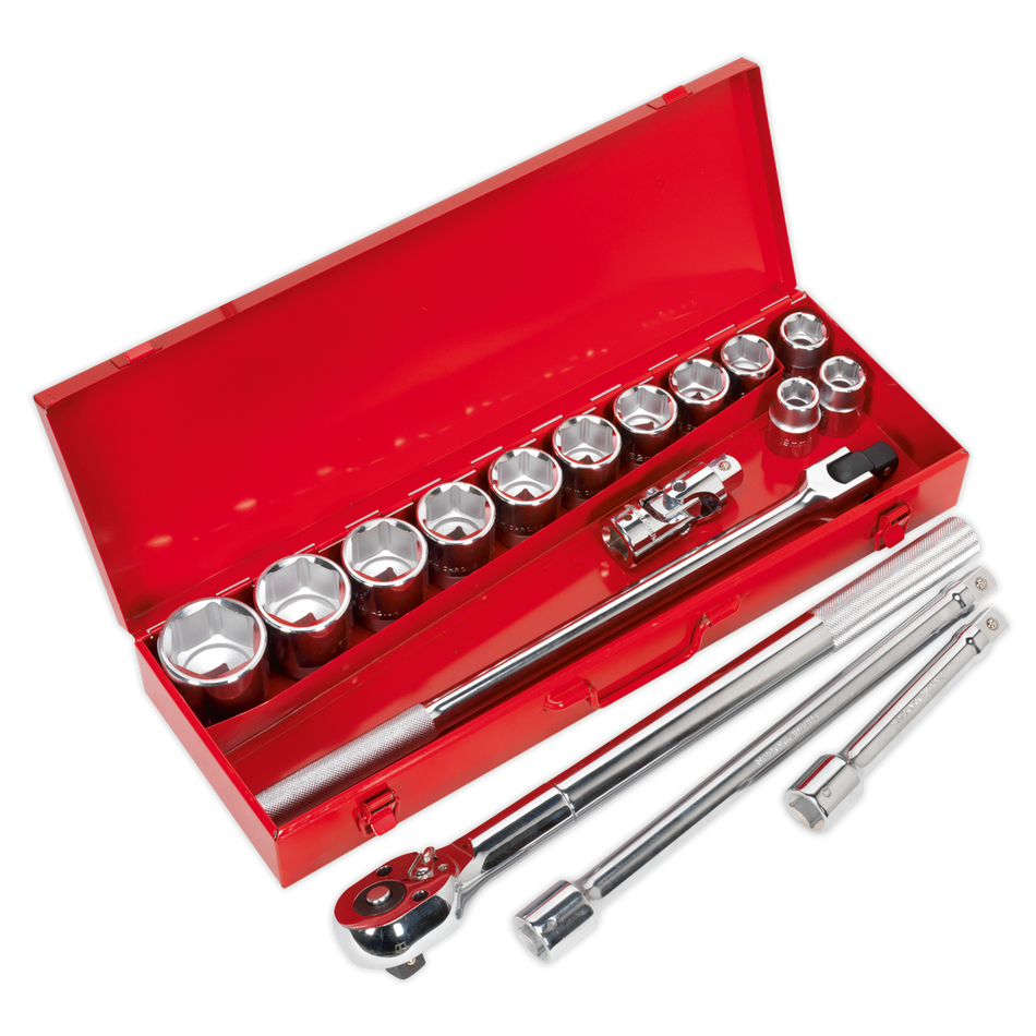 AK2597 Premier Socket Set 3/4"Sq Drive 17pc