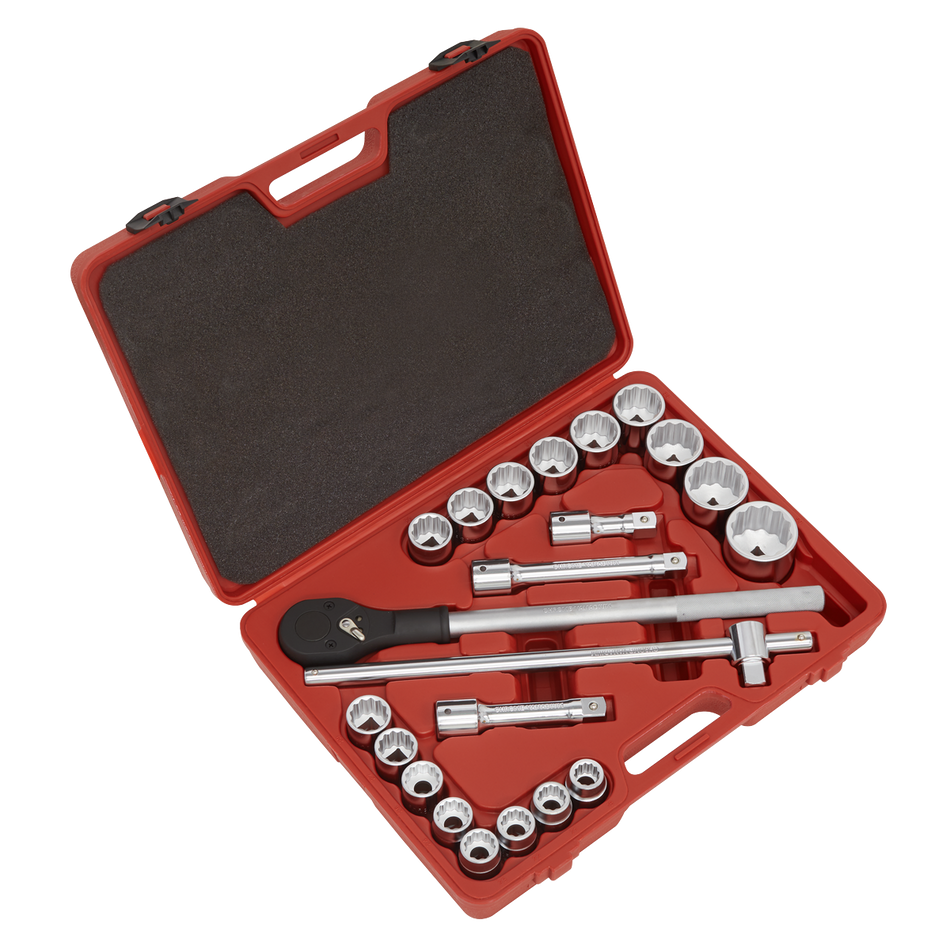AK2598 Premier Socket Set 3/4"Sq Drive 12-point 22pc