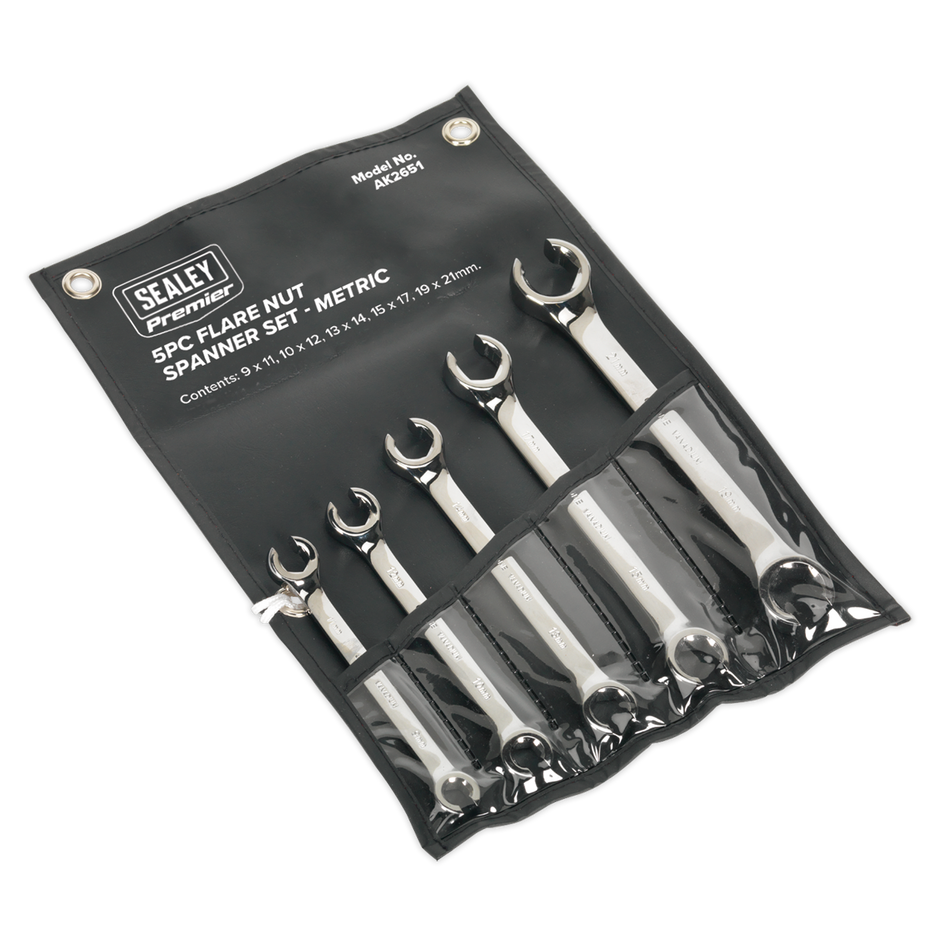 AK2651 Premier Flare Nut Spanner Set 5pc