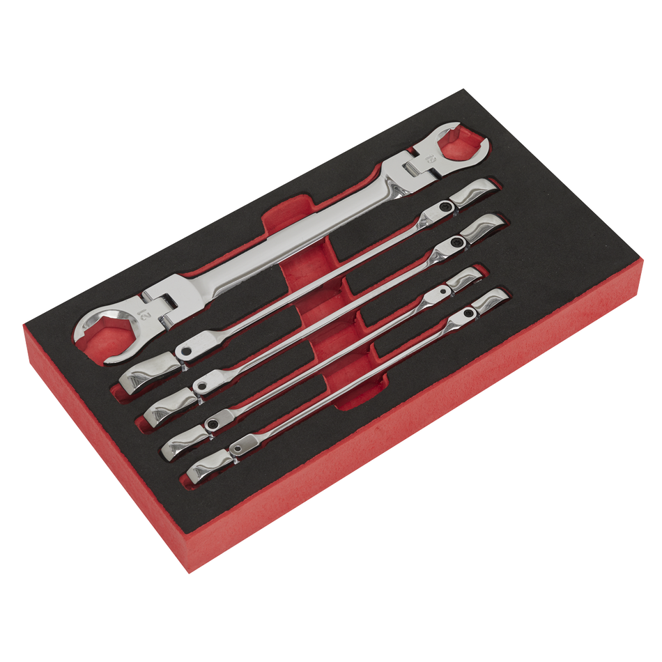 AK2652 Premier Flexi-Head Flare Nut Spanner Set 5pc