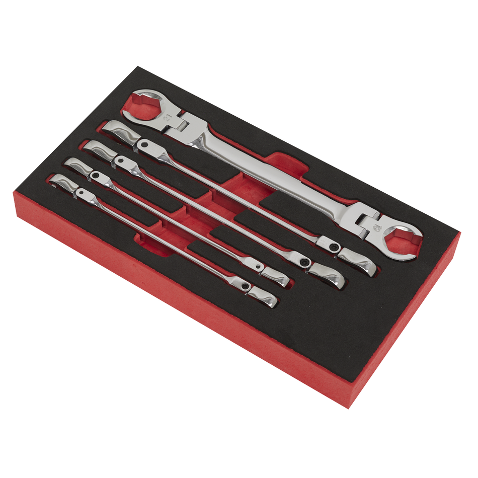 AK2652 Premier Flexi-Head Flare Nut Spanner Set 5pc