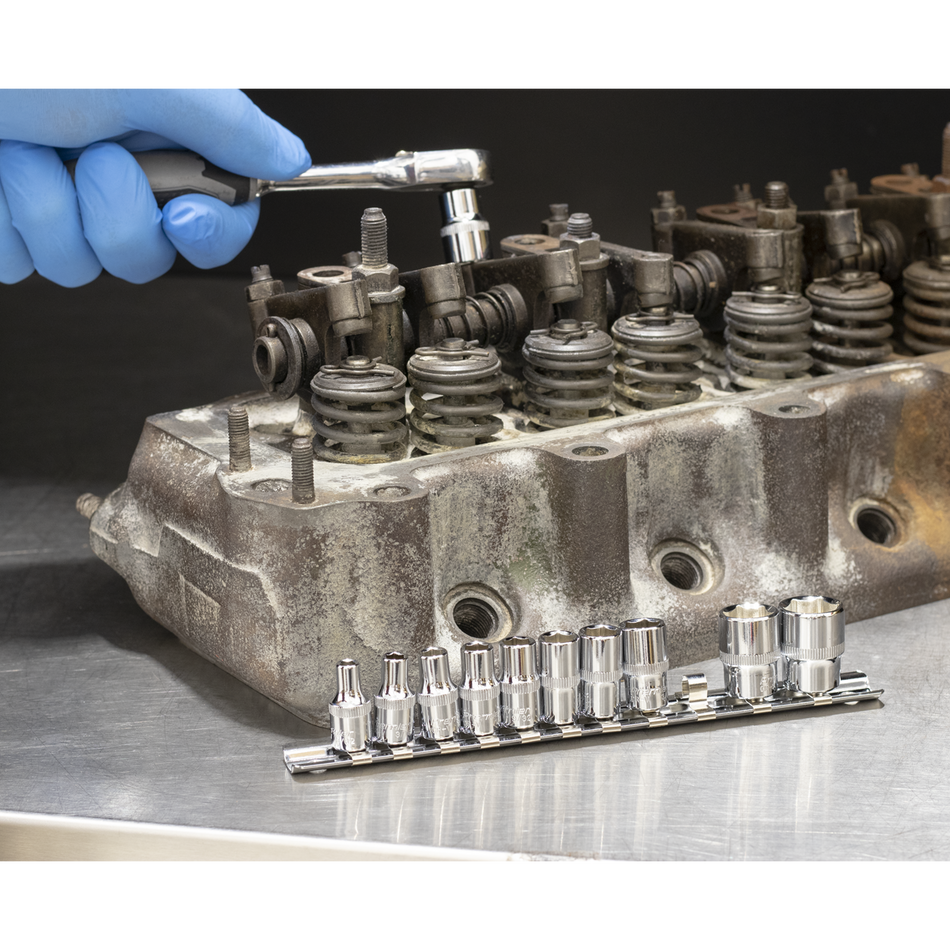 AK2670 Premier Imperial Socket Set 1/4"Sq Drive 11pc