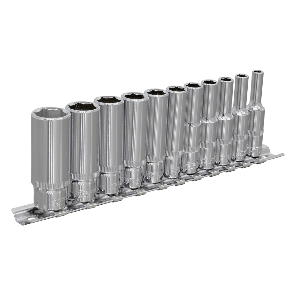 AK2671 Premier Imperial Deep Socket Set 1/4"Sq Drive 11pc