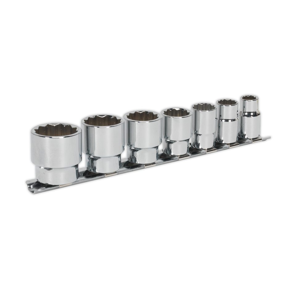 AK2676 Premier Whitworth Socket Set 3/8"Sq Drive 7pc