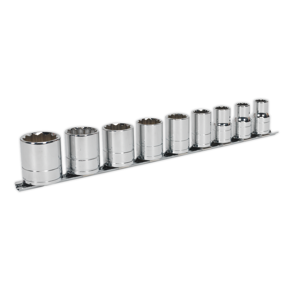 AK2677 Premier Whitworth Socket Set 1/2"Sq Drive 9pc