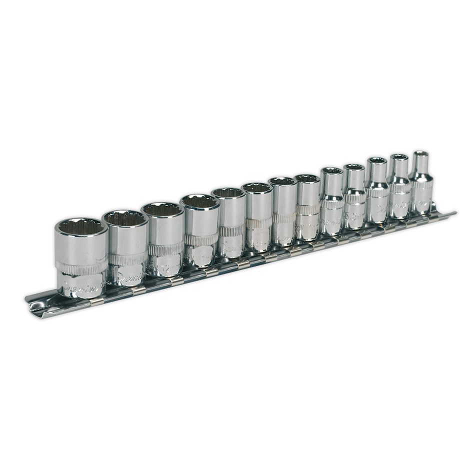 AK2680 Premier Socket Set 1/4"Sq Drive 12-point 13pc