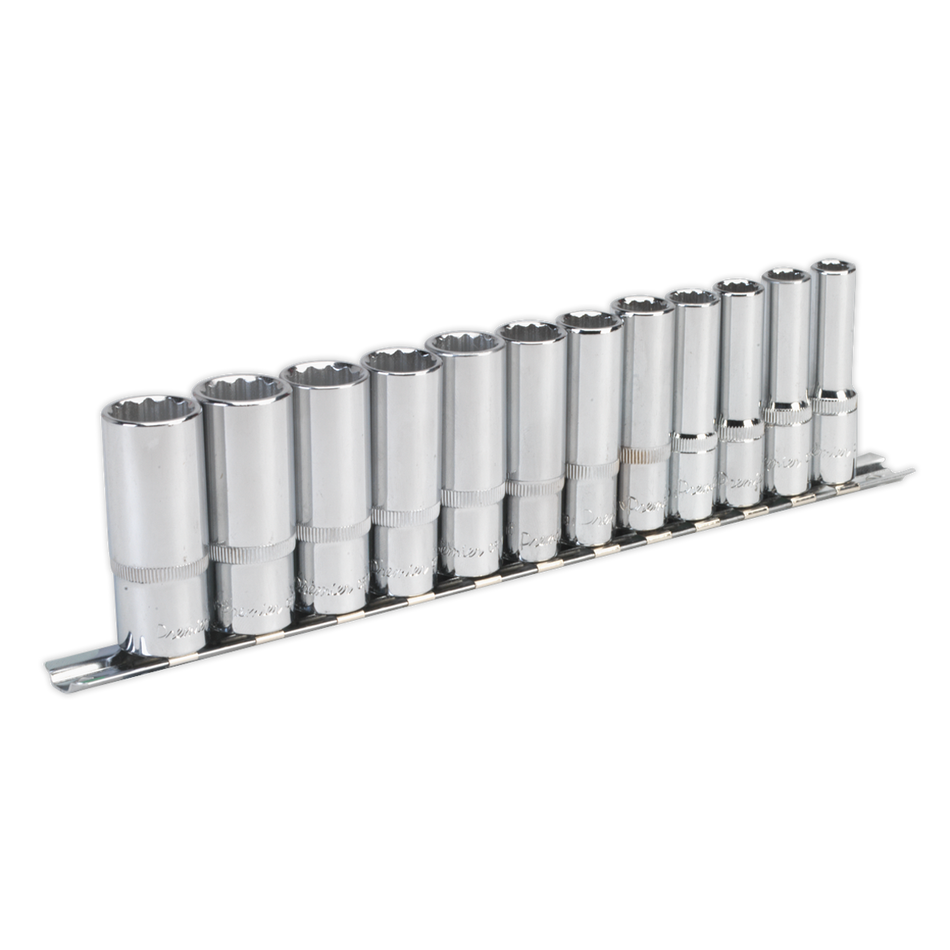 AK2683 Premier Deep Socket Set 3/8"Sq Drive 12-point 12pc