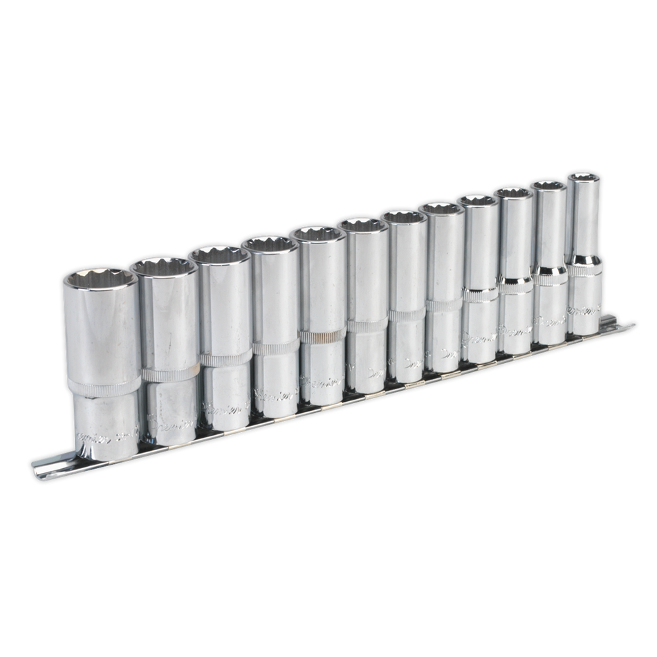 AK2685 Premier Deep Socket Set 12-Point 1/2"Sq Drive 12pc
