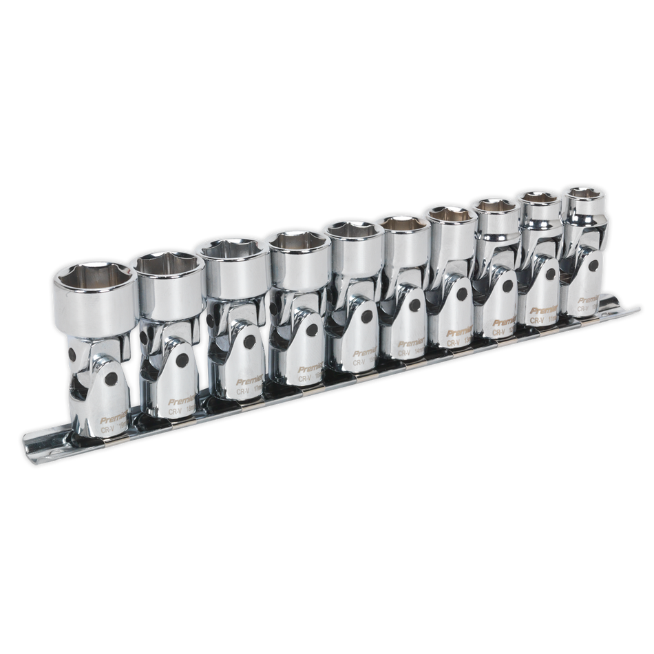 AK2710 Premier Universal Joint Socket Set 3/8"Sq Drive 10pc