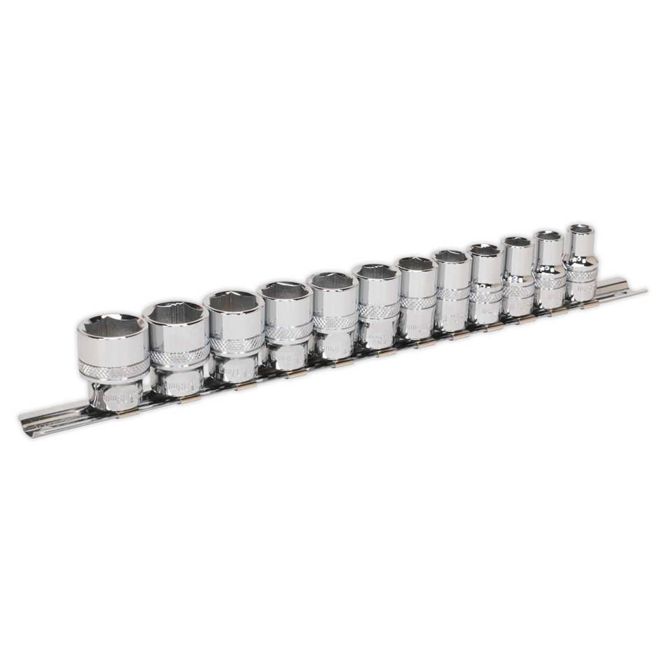 AK2741 Premier Black Lock-On Socket Set 3/8"Sq Drive 12pc