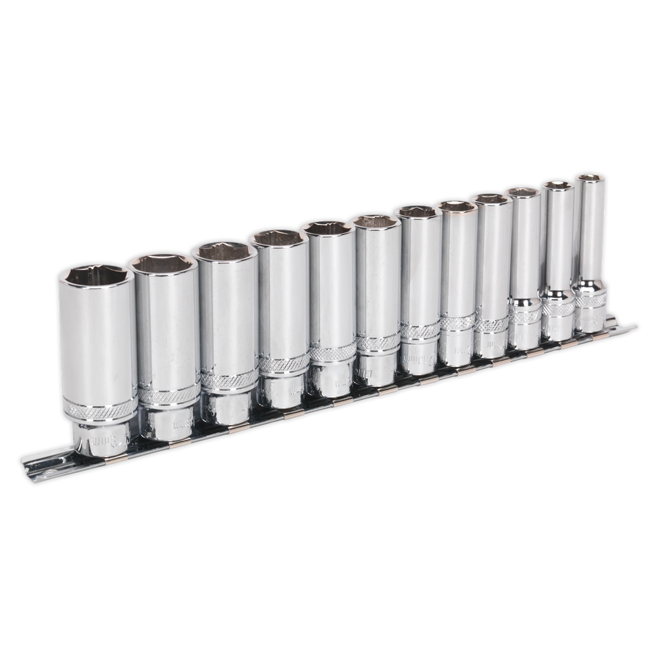 AK2744 Premier Deep Lock-On Socket Set 3/8"Sq Drive 12pc