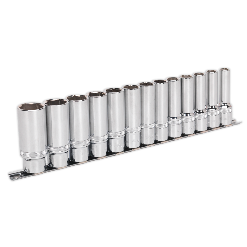 AK2745 Premier Deep Lock-On Socket Set 1/2"Sq Drive 13pc