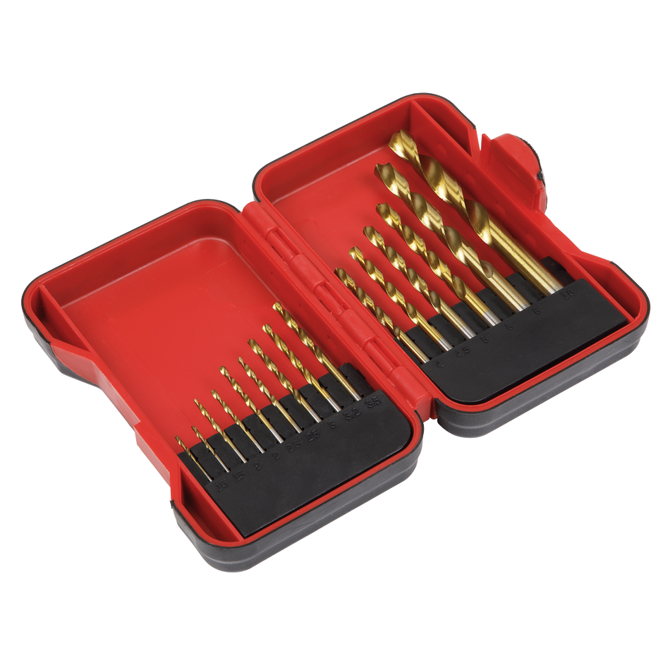 AK3715HSS HSS Drill Bit Set 15pc