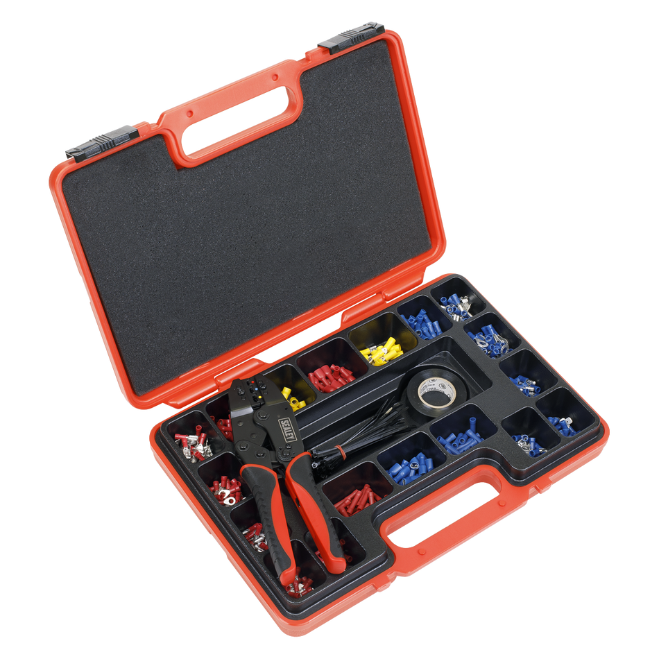 AK386 Ratchet Crimping Tool Kit 552pc