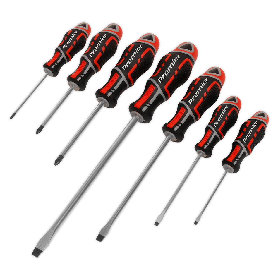 AK4321 Premier GripMAX Screwdriver Set 7pc - Red