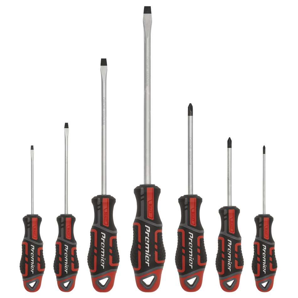 AK4321 Premier GripMAX Screwdriver Set 7pc - Red