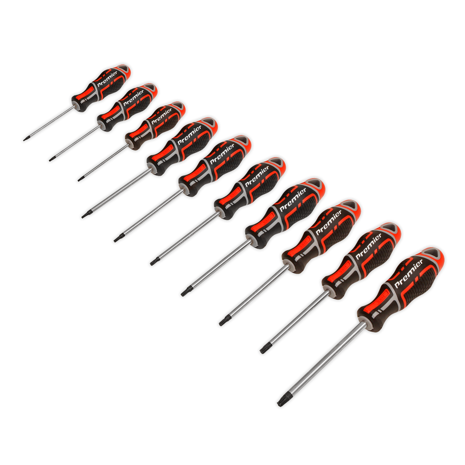 AK4324 Premier GripMAX TRX-Star* Screwdriver Set 10pc - Red