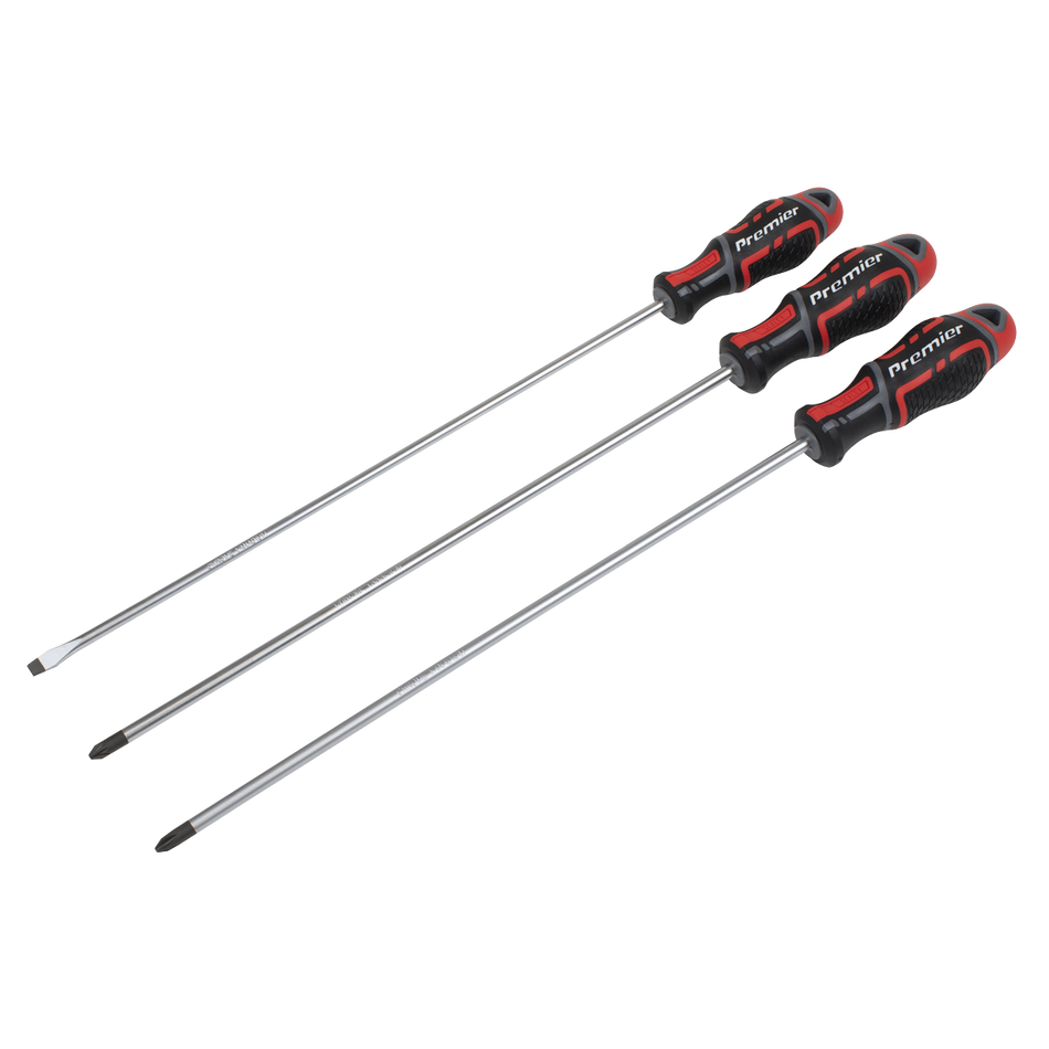 AK4372 Premier GripMAX Extra-Long Screwdriver Set 3pc
