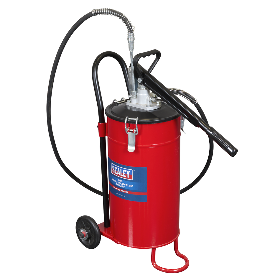 AK451X Bucket Grease Pump Trolley 15kg