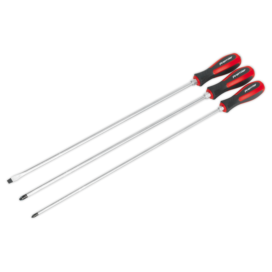 AK4935 Premier Extra-Long Hammer-Thru Screwdriver Set 450mm 3pc