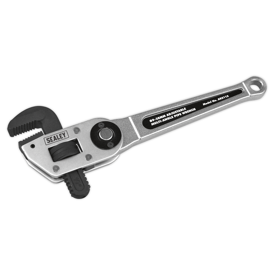 AK5115 Premier Adjustable Multi-Angle Pipe Wrench 9-38mm