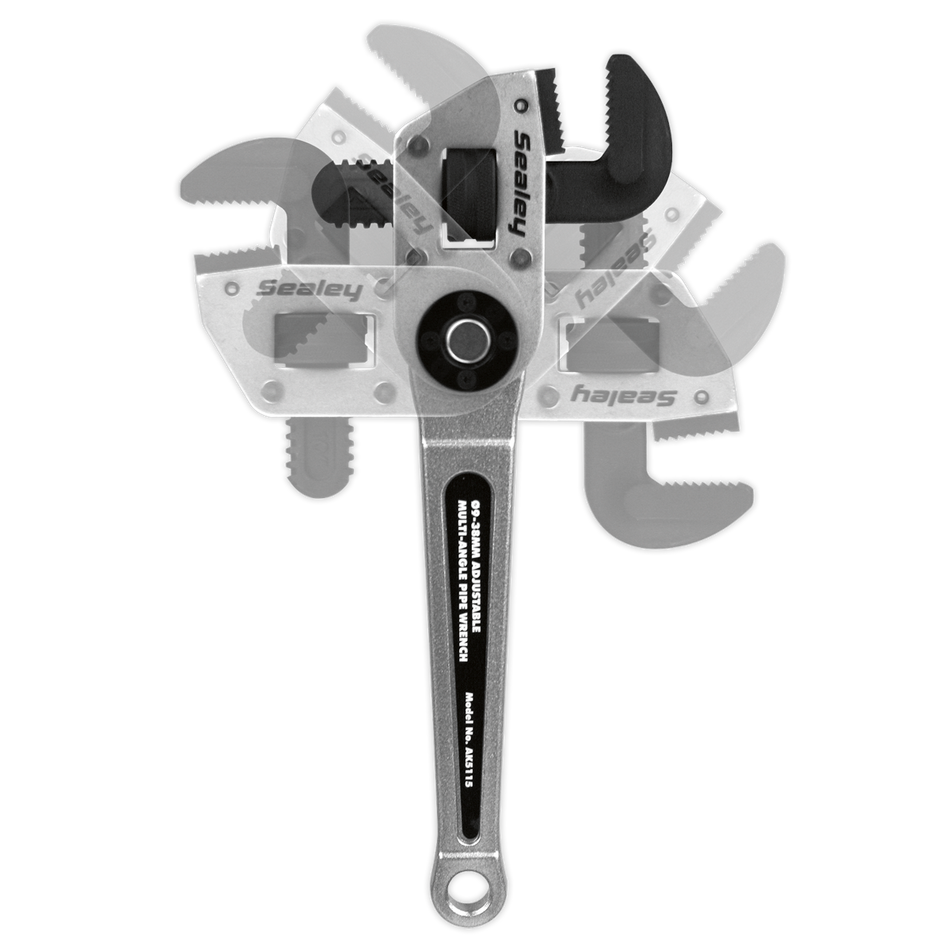 AK5115 Premier Adjustable Multi-Angle Pipe Wrench 9-38mm