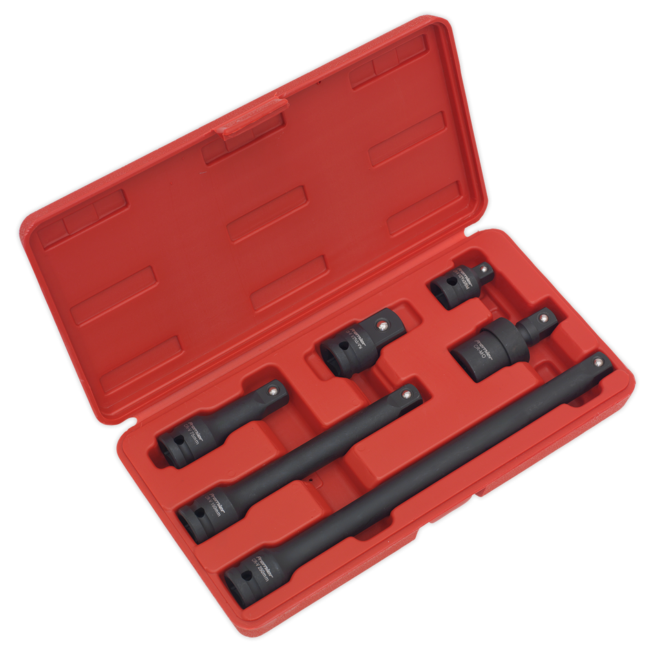 AK5514 Premier Impact Adaptor & Extension Bar Set 1/2"Sq Drive 6pc