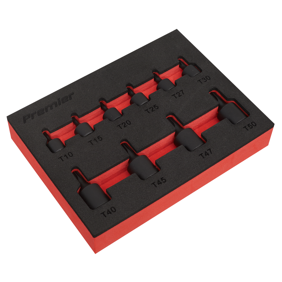 AK5526 Premier Low Profile TRX-Star* Impact Socket Bit Set 1/4" & 3/8"Sq Drive 10pc