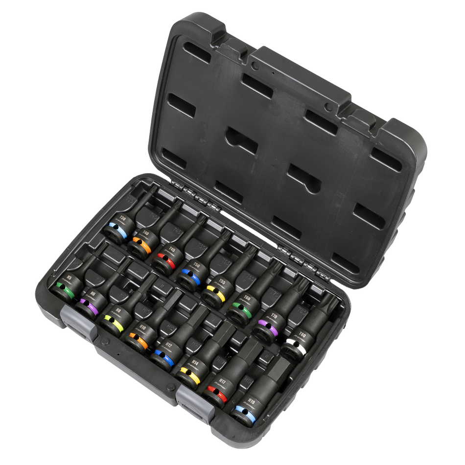 AK56005 Premier Hex & TRX-Star* Impact Socket Bit Set 1/2"Sq Drive 16pc