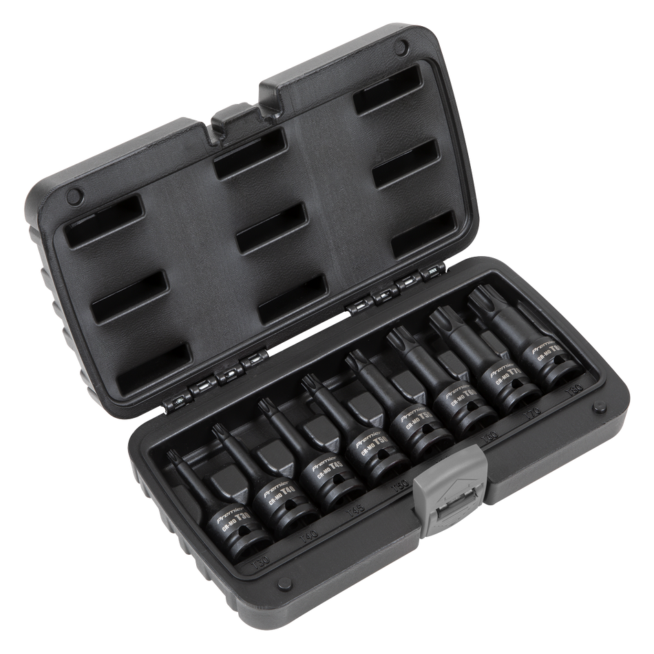 AK5602 Premier TRX-Star* Impact Socket Bit Set 1/2"Sq Drive 8pc