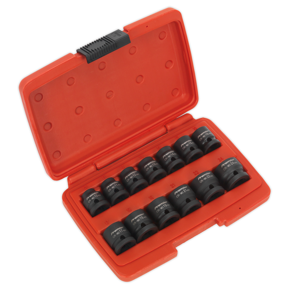 AK5613LP Premier Low Profile Impact Socket Set 1/2"Sq Drive 13pc