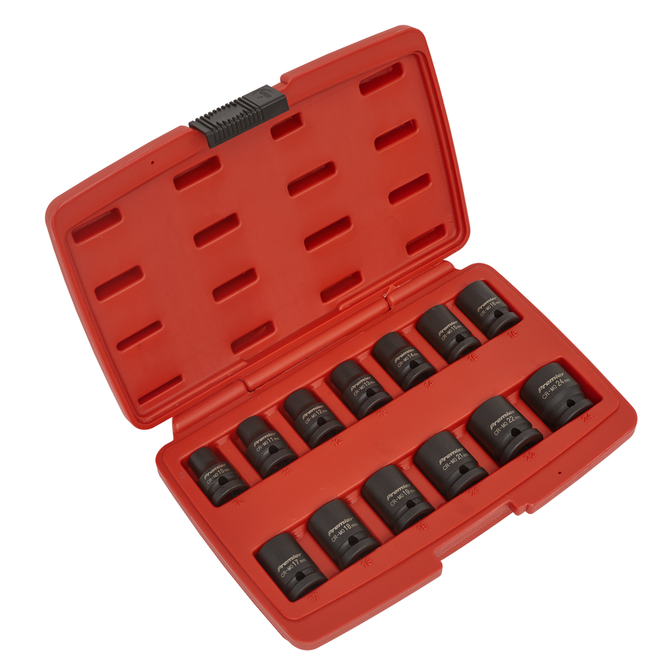 AK5614M Premier Impact Socket Set 1/2"Sq Drive 12-point 13pc